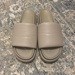 H&M chunky grey sandals